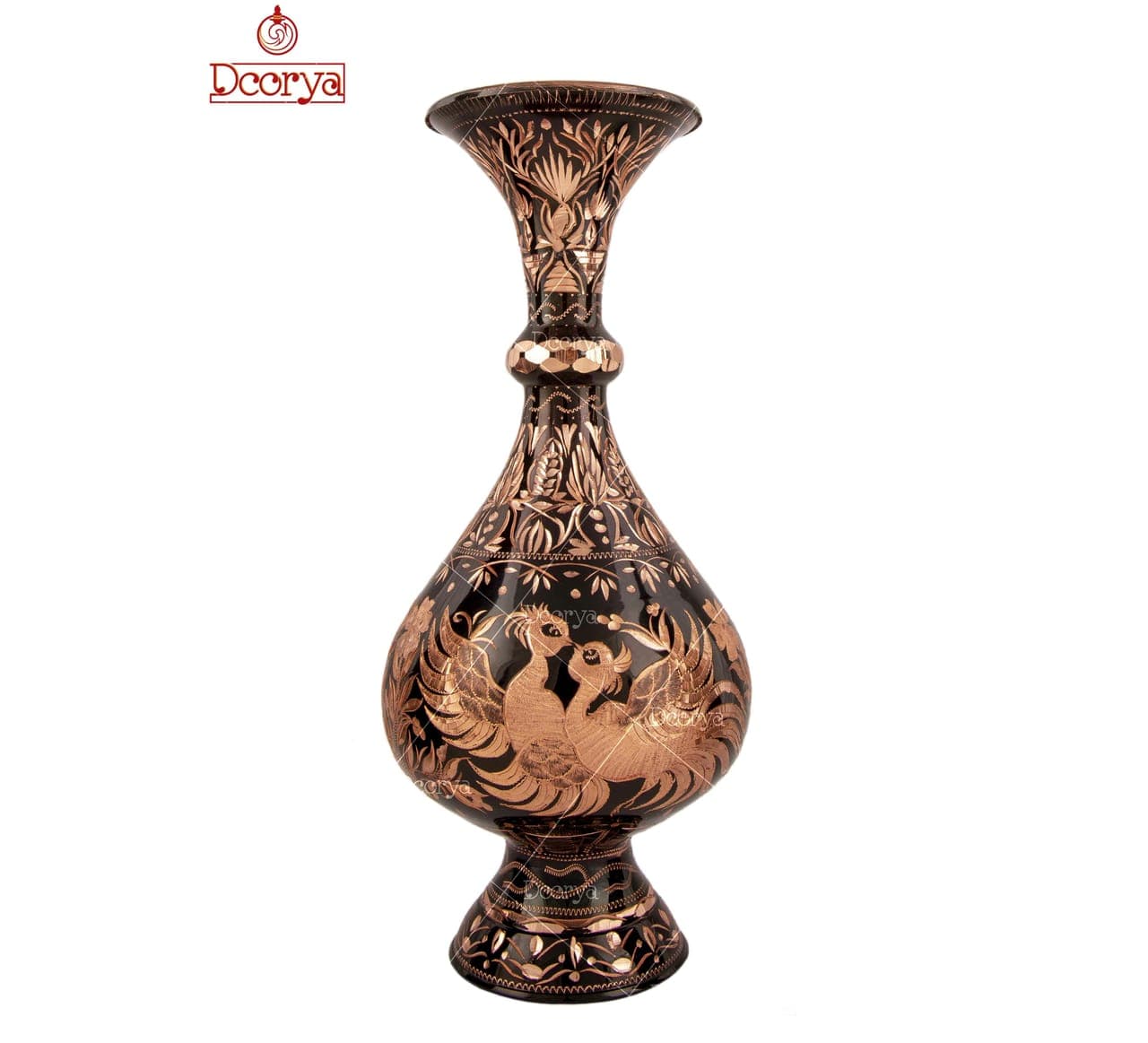گلدان قلمکاری 26 سانتی متر، MS033